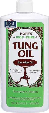 HOPE'S 100% Pure Tung Oil