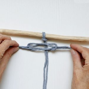 Easy Macrame Feather Tutorial Step 3