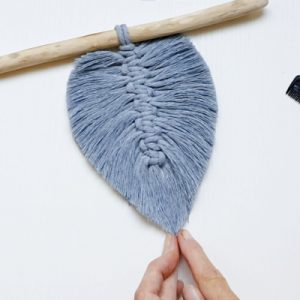 Easy Macrame Feather Tutorial Step 10