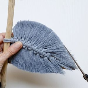 Easy Macrame Feather Tutorial Step 9